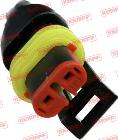 110242  Rückfahrleuchte / Arbeitsscheinw. LED 12W 1000lm, rechteckig, m.AMP-Stecker